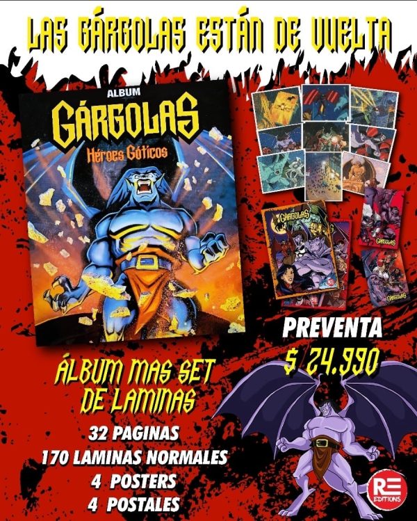 Preventa - Álbum Gárgolas - Héroes Góticos