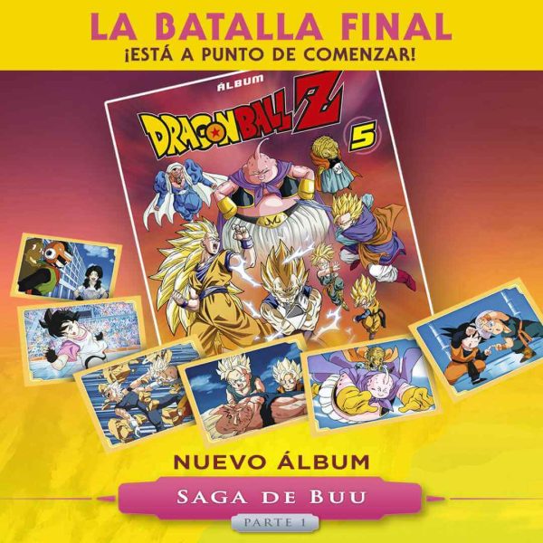 Preventa Pack Álbum TAPA NORMAL + 50 sobres Dragon Ball Z 5 – Saga de Buu P1 - Imagen 2