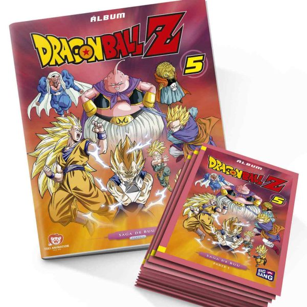 Preventa Pack Álbum TAPA DURA + 25 sobres Dragon Ball Z 5 – Saga de Buu P1