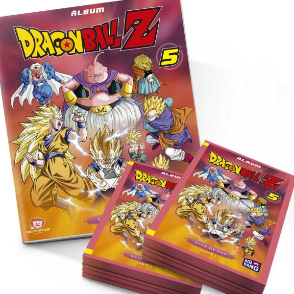 Preventa Pack Álbum TAPA NORMAL + 50 sobres Dragon Ball Z 5 – Saga de Buu P1