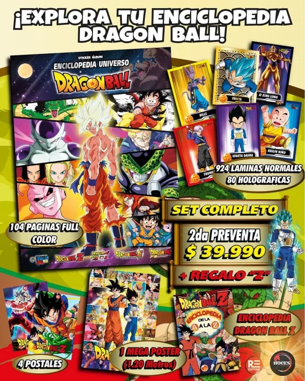 Preventa Enciclopedia Universo Dragon Ball